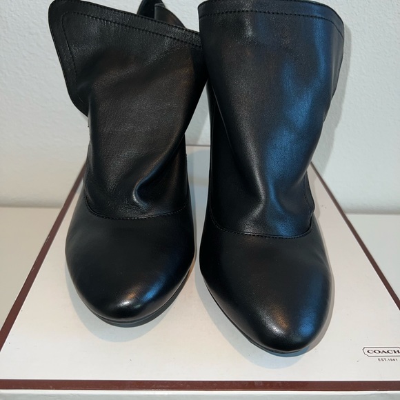 New Coach leather booties - Picture 5 of 7